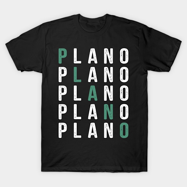 Retro Plano Texas T-Shirt by JKFDesigns